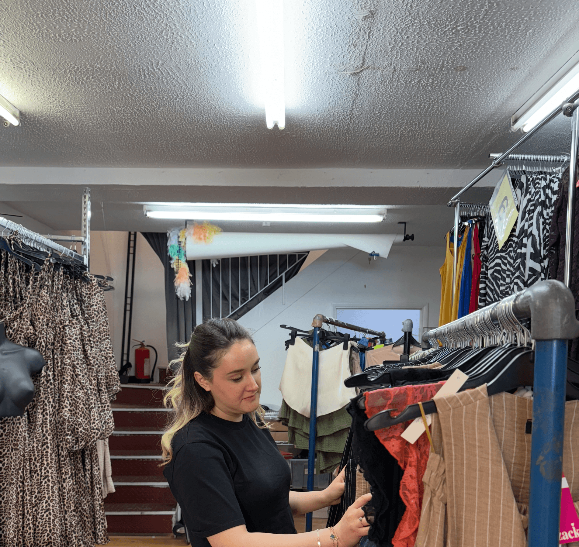 Textile showcase